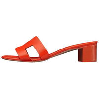 HERMES Oasis Slide Slippers Women's Vermilion