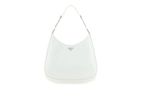 PRADA Leather Shoulder Bag Women's White