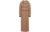 PRADA Coats Women's Camel Brown