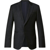 LOUIS VUITTON Single-Breasted Pont Neuf Cut-Away Jacket Business Suit Men's Marine Blue