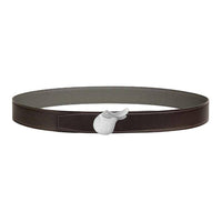 HERMES Leather Leather Belts Unisex Black Width: 3.2CM