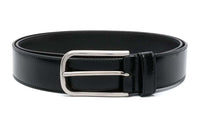 PRADA Buckle Closure, Pin Buckle Leather Belts Men's Black Width 3CM