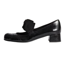 MIU MIU Chunky Heel Mary Jane Shoes 3.5cm Women's Black