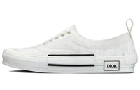 DIOR B23 Low White Oblique Canvas
