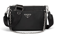 PRADA Nylon Messenger Bag Shoulder Bag Men's Black