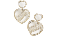 CHANEL Stud Earrings Women's Gold