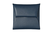 HERMES Bastia Epsom Calfskin Wallet Women's Malta Blue