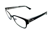 DIOR Metal Square Eyeglass Frames Women's Black