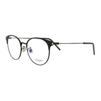 SAINT LAURENT Metal Round Eyeglass Frames Men's Gray