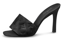 LOUIS VUITTON Revival Slide Slippers Women's Black