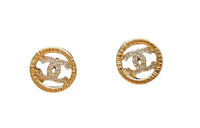 CHANEL Earrings Women's Gold