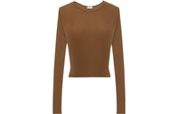 SAINT LAURENT SS23 Crop Tops Women's Brown