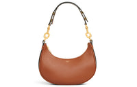 CELINE Smooth Cow Leather Handbag Shoulder Bag Crossbody Bag Handbag Medium Size Women's Tawny