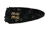 MIU MIU Hair Clips Women's Black