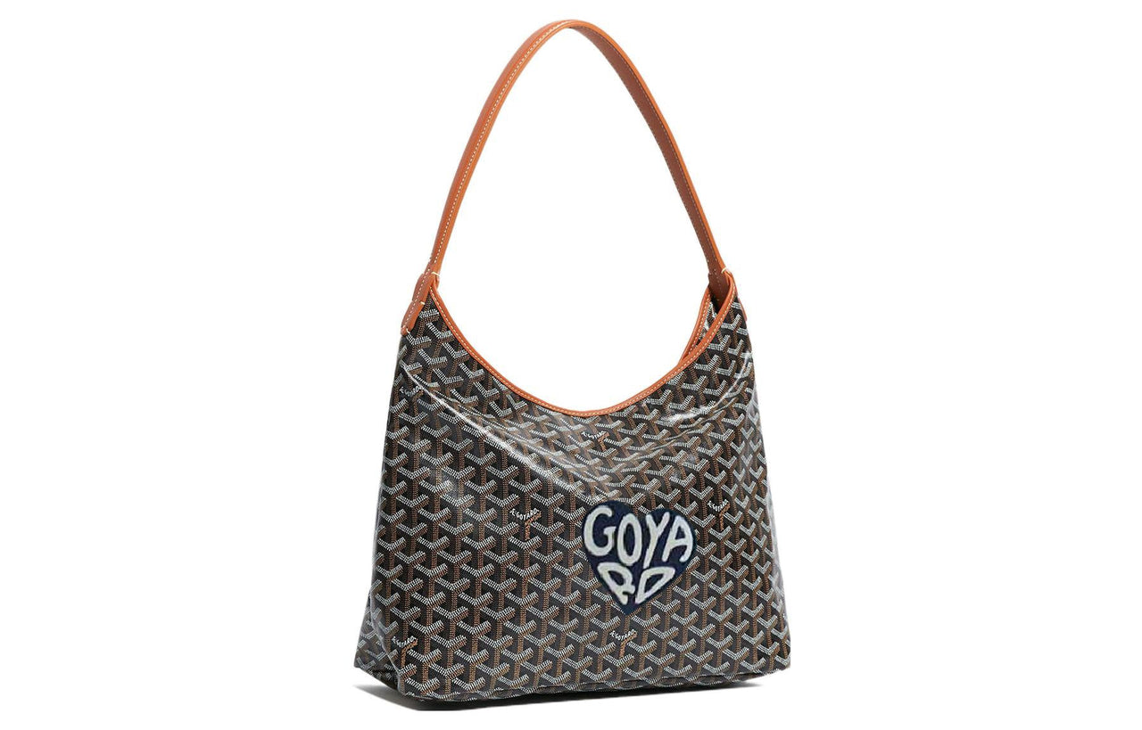 GOYARD Bohème Hobo Canvas With Calfskin Shoulder Bag Combo Bag Shoulder Bag Women's