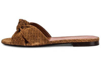 SAINT LAURENT Slide Slippers Women's Brown
