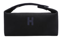 HERMES Bride a Brac Canvas Lunch Bag, Canvas Bag, Storage Bag, X Toiletry Bag Small Size Unisex Black/Midnight Blue