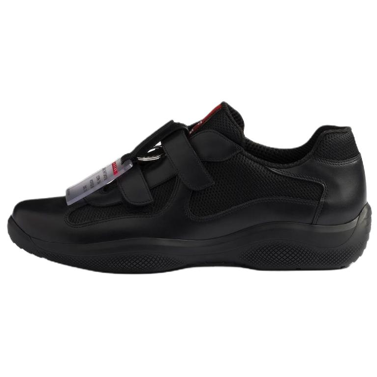 PRADA America's Cup Low Top Casual Shoes 3.5cm Men's Black