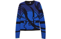 HERMES Cashmere Sweaters Women's Blue