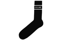 CELINE SS23 Knee High Socks Men's 1 Pack Black