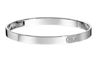 HERMES Bangles Women's White Gold