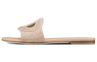 DIOR D-Club Stylish Sandals Women's Nude