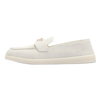 PRADA Loafers Women's Light Gray