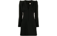 SAINT LAURENT Long Sleeved Dresses Women's Black