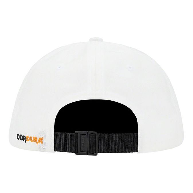 Supreme Cordura Small Box 6-Panel 'White Red' SUP-SS20-643
