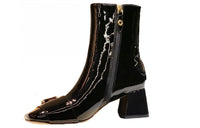 LOUIS VUITTON Ankle Boots Women's Black