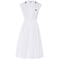 MIU MIU Poplin Midi Dress