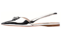 MIU MIU Casual Single Shoes Women's Silver White