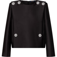 LOUIS VUITTON Jewel Button Mikado Blouse