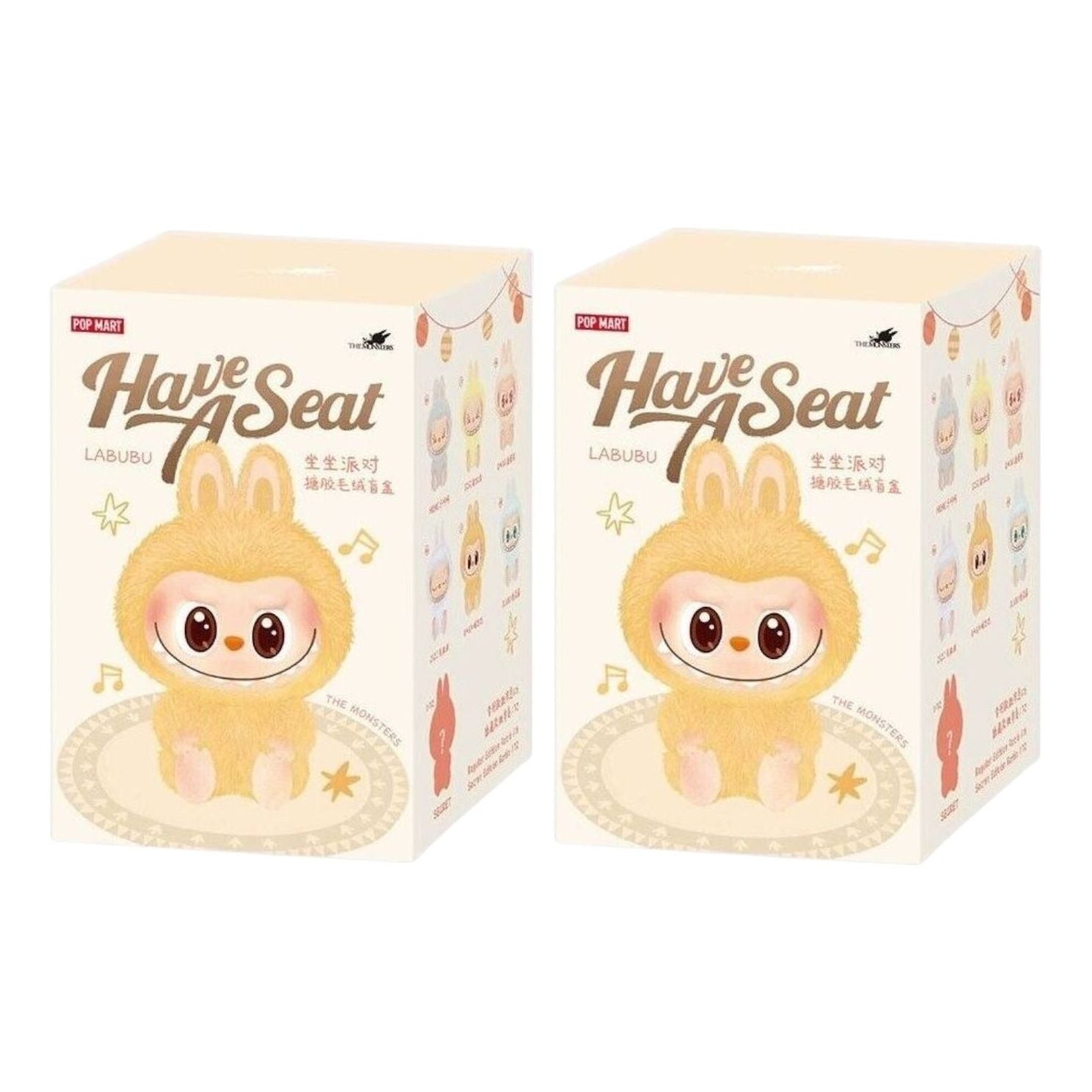 Pop Mart The Monsters Labubu 2.0 Have a Seat Sealed Case (2 Blind Boxes) PPMT-2407-0034-701703284