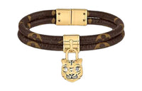 LOUIS VUITTON Tiger Bangles Unisex Brown