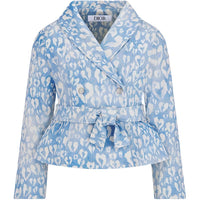 DIOR Business Suits Coats SS24 Blue Kids'