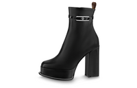 LOUIS VUITTON Fame Ankle Boots Women's Black