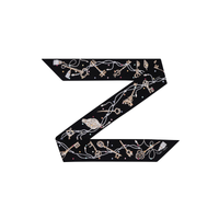 HERMES Silk Scarves Women's Black