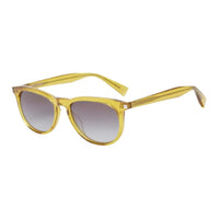 SAINT LAURENT Acetate Irregular Shape Sunglasses Men's Yellow