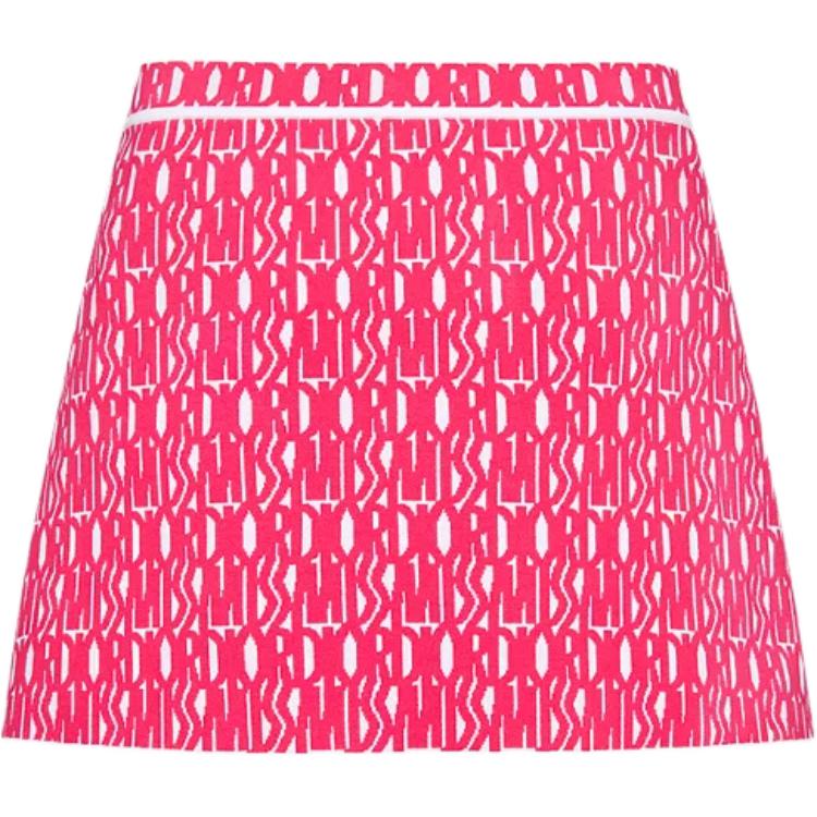 DIOR Casual Short Skirts Women's Rose Red
