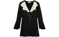 CELINE Long-Sleeved Dresses Women's Black