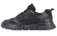 PRADA Non slip Lightweight Low Top Casual Shoes Men's Black