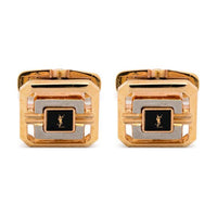 SAINT LAURENT 1990s Cassandre-logo Cufflinks
