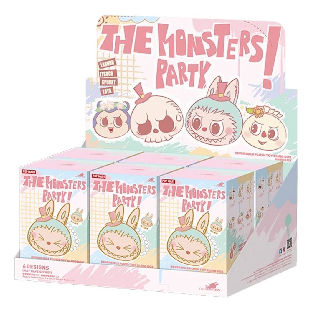 Pop Mart The Monsters Labubu Party Reversible Pendant Sealed Case (6 Blind Boxes)  PPMT-2407-0079-708312432