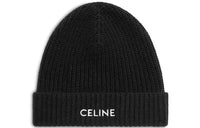 CELINE Wool Blend Beanies Men's Black
