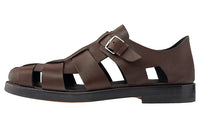 HERMES Clement Beach Sandals Men's Chocolate