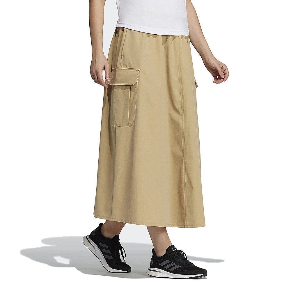 (WMNS) adidas Prsve Skirt Asia Sizing 'Tan' H29521