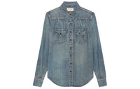 SAINT LAURENT Shirt Women's Vintage Blue