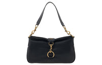 MIU MIU Cow Leather Shoulder Bag Handbag Shoulder Bag Women's Black