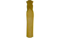 SAINT LAURENT Sleeveless Dresses Women's Ginger Yellow